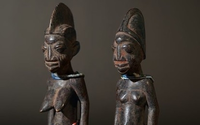 Sculpture - Wood - Ibedji - Nigeria