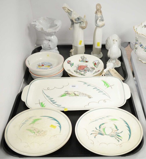 Selection of ceramics, various.