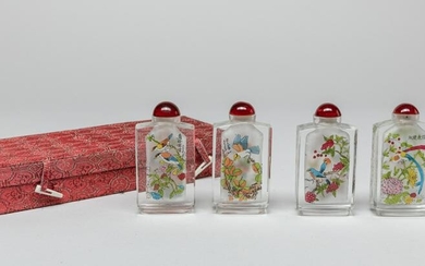 Set Chinese Inside Painted Snuff Bottles