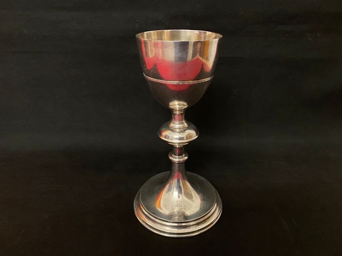 Silver chalice - First half 20th century