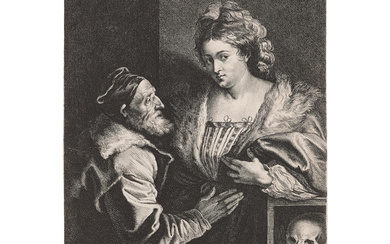Sir Anthony Van Dyck (1599-1641) Titian and his Mistress