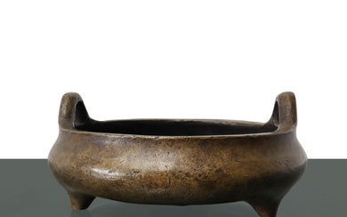 Small bronze container, Qing dynasty
