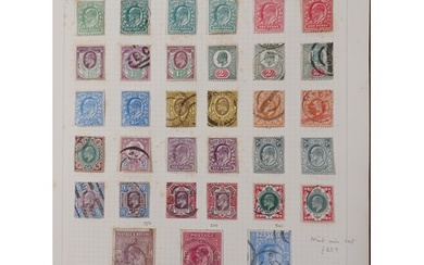 Stamps: GB Edw VII mint and used