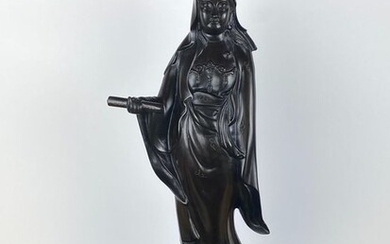 Statue (1) - Bronze - Kannon - Vierge Kannon - Japan - Heisei period (1989-present)