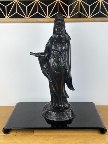 Statue (1) - Bronze - Kannon - Vierge Kannon - Japan - Heisei period (1989-present)