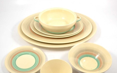 Susie Cooper Production earthenware part dinner service.