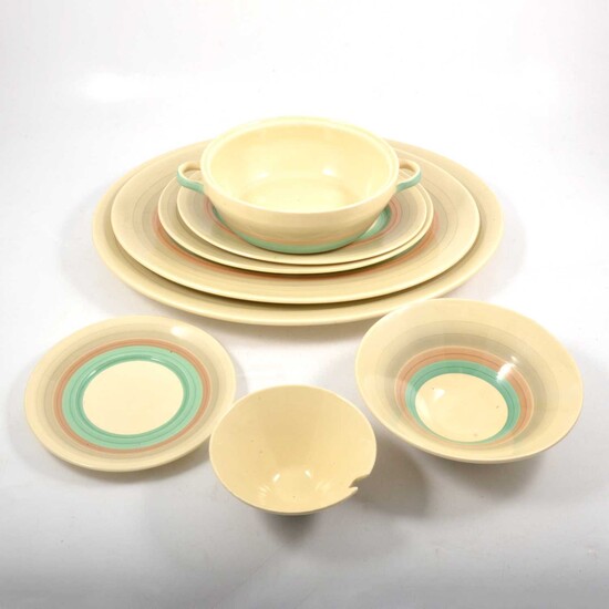 Susie Cooper Production earthenware part dinner service.