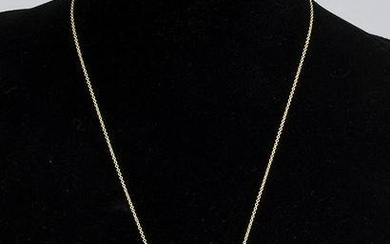 TIFFANY & Co. Elsa Peretti collection: gold necklace "open heart" pendant