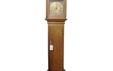 Thomas Best, Lewes, an oak longcase clock the thirty-hour bi...