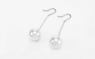 Tiffany City HardWearBall Hook Earrings @ Silver - Earrings