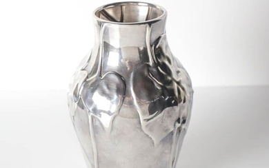 Tiffany & Co Louis Comfort Sterling Silver Vase