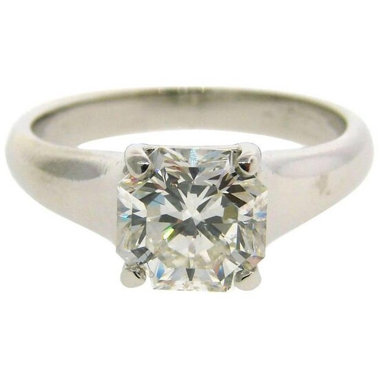 Tiffany & Co. Lucida Diamond Platinum Ring 1.53-carat I