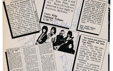Tom Petty and the Heartbreakers Signed Promotional Album - Official Live ‘Leg
