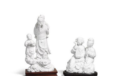 Two Blanc de Chine 'figural' groups