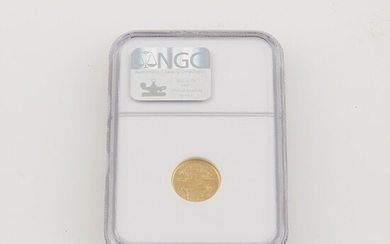US Gold Coin: American Eagle $5--2001, NGC graded and encased, #1759226-003