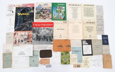 WWII - COLD WAR US & FRENCH MANUALS & HANDBOOKS