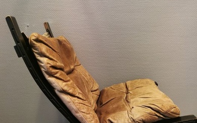 Westnofa - Ingmar Relling - Lounge chair - Siesta - Leather, Wood