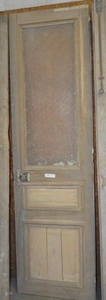 Wooden Door with Glass Insert