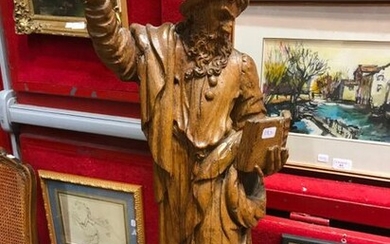 Wooden sculpture Saint Matthew