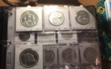 World - Collectie diverse munten 1894/2000 (76 stuks) waaronder veel zilver in album