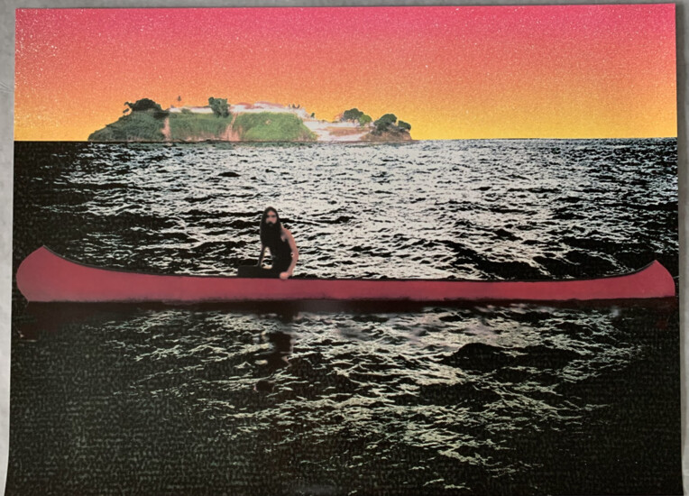 Peter Doig, "Canoe-Island"