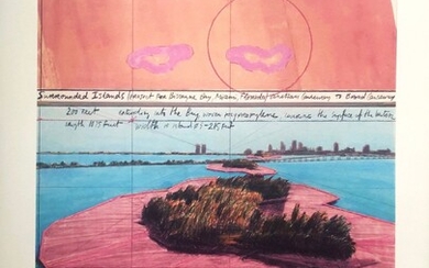 Christo, "Surrounded Islands, Project for Biscayne Bay, Miami - Florida 1982"