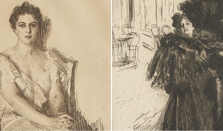 Anders Zorn: A Lifetime of Etchings at Revere Auctions